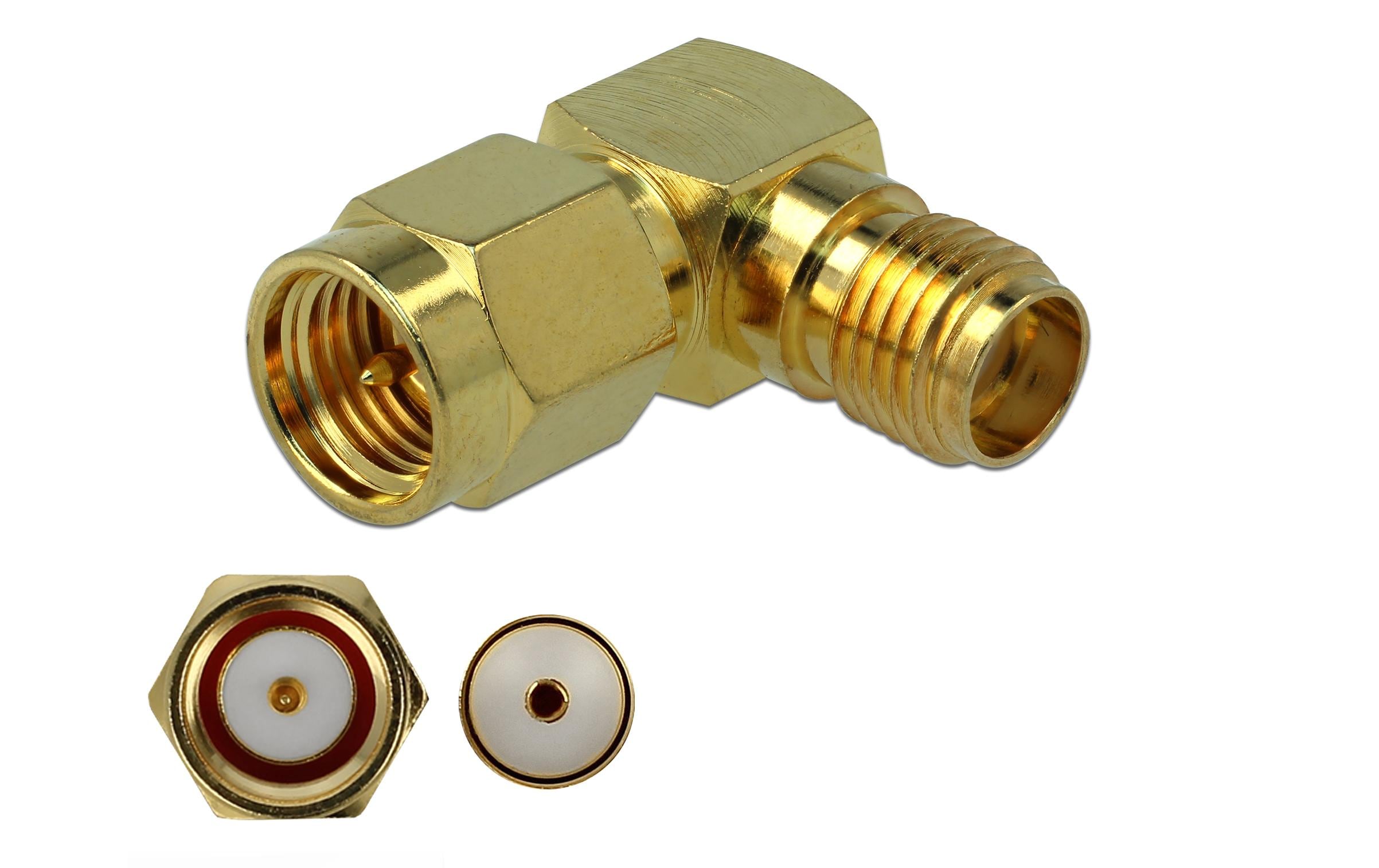 Delock Adapter SMA Stecker (m) - SMA Buchse (f)