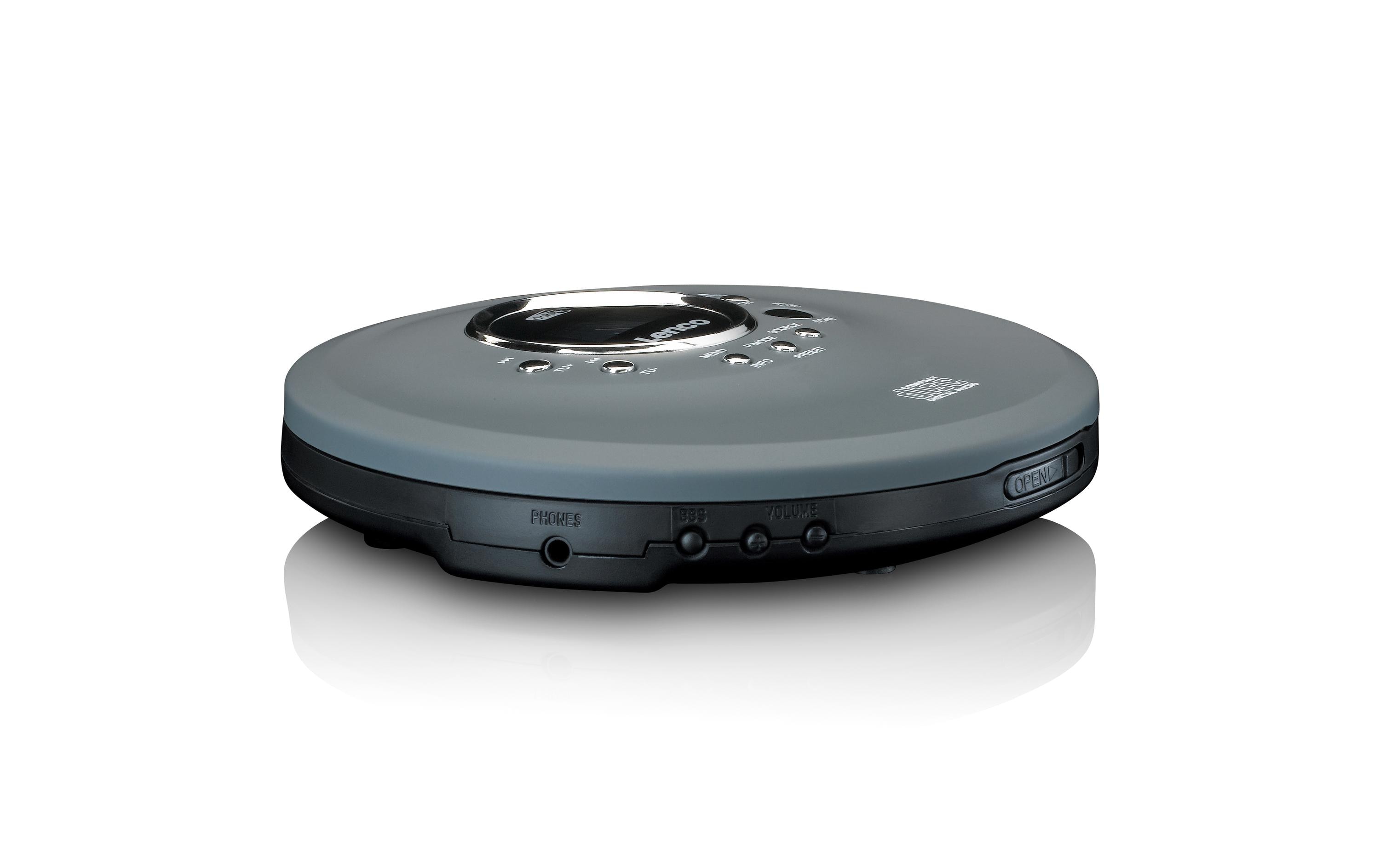 Lenco MP3 Player CD-400GY Grau