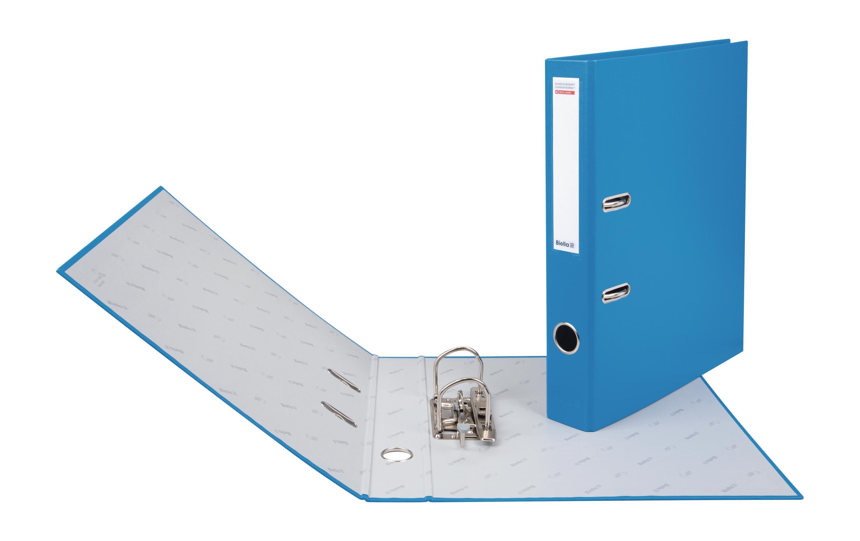 Biella Bundesordner A4 4 cm, Blau