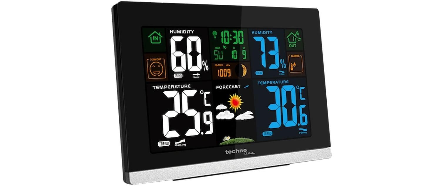 Technoline Wetterstation WS 6462 Schwarz