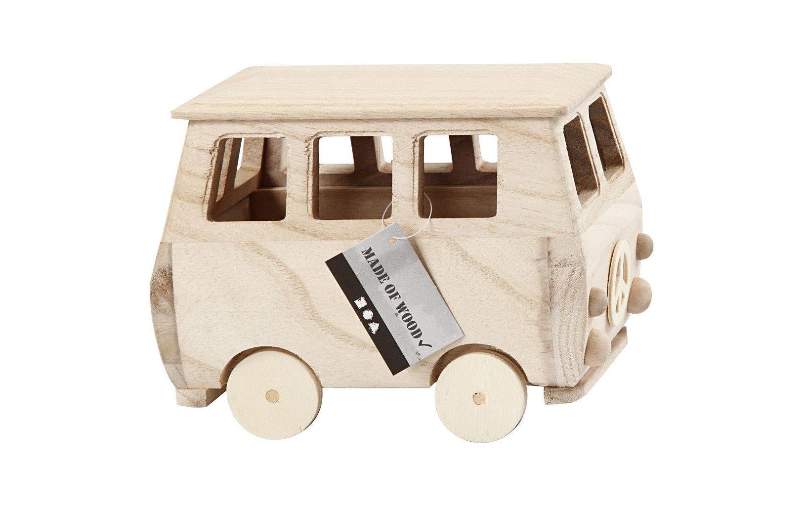 Creativ Company Mini-Fahrzeug Bus 17 x 10 x 13 cm