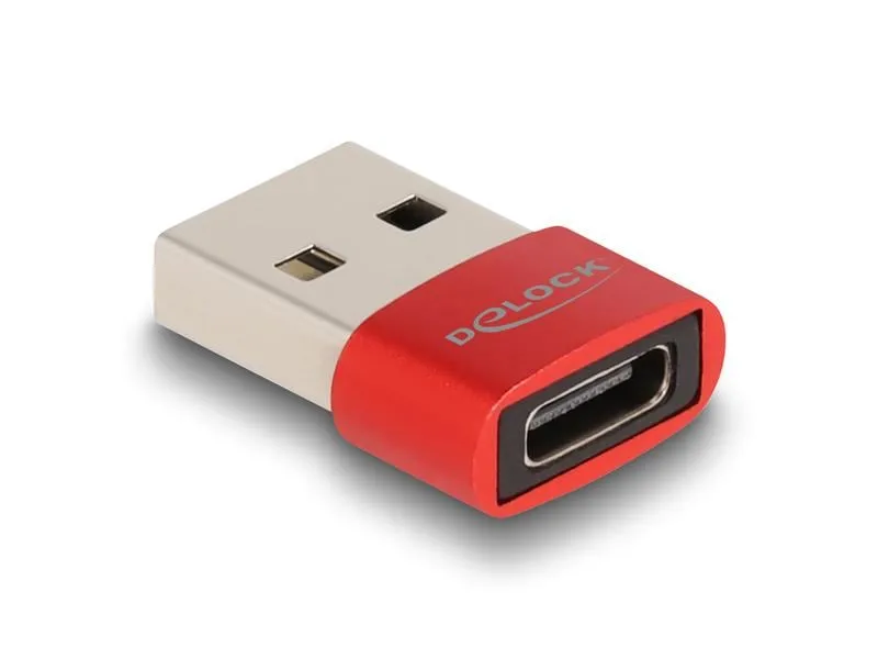 Delock USB 2.0 Adapter USB-A Stecker - USB-C Buchse Delock USB 2.0 Adapter USB-A Stecker - USB-C Buchse
