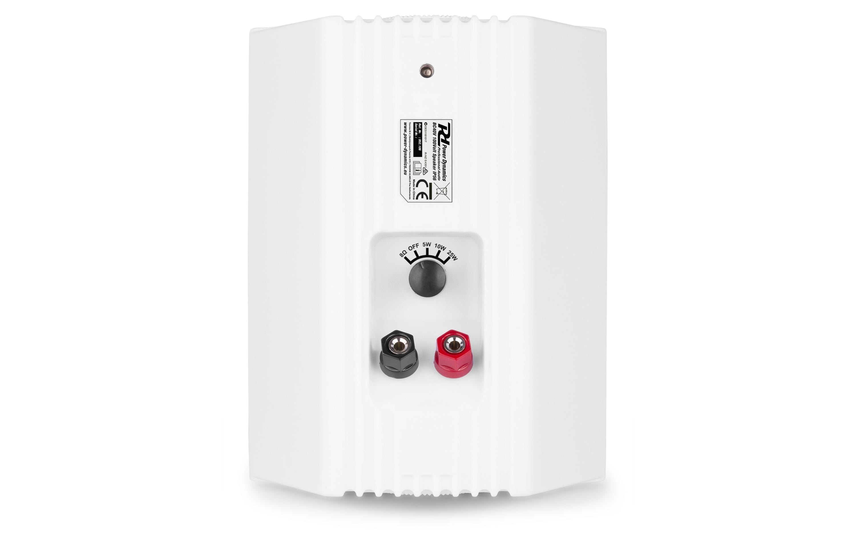 Power Dynamics Installationslautsprecher BC40 V Weiss