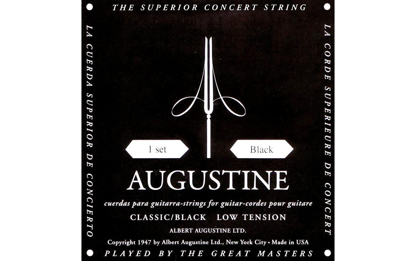 Augustine Gitarrensaiten Classic Black Soft