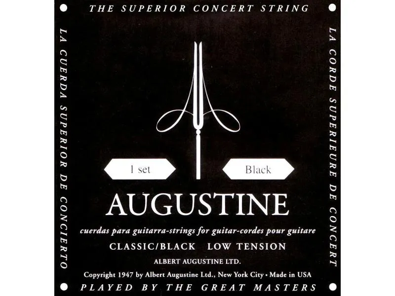 Augustine Gitarrensaiten Classic Black Soft