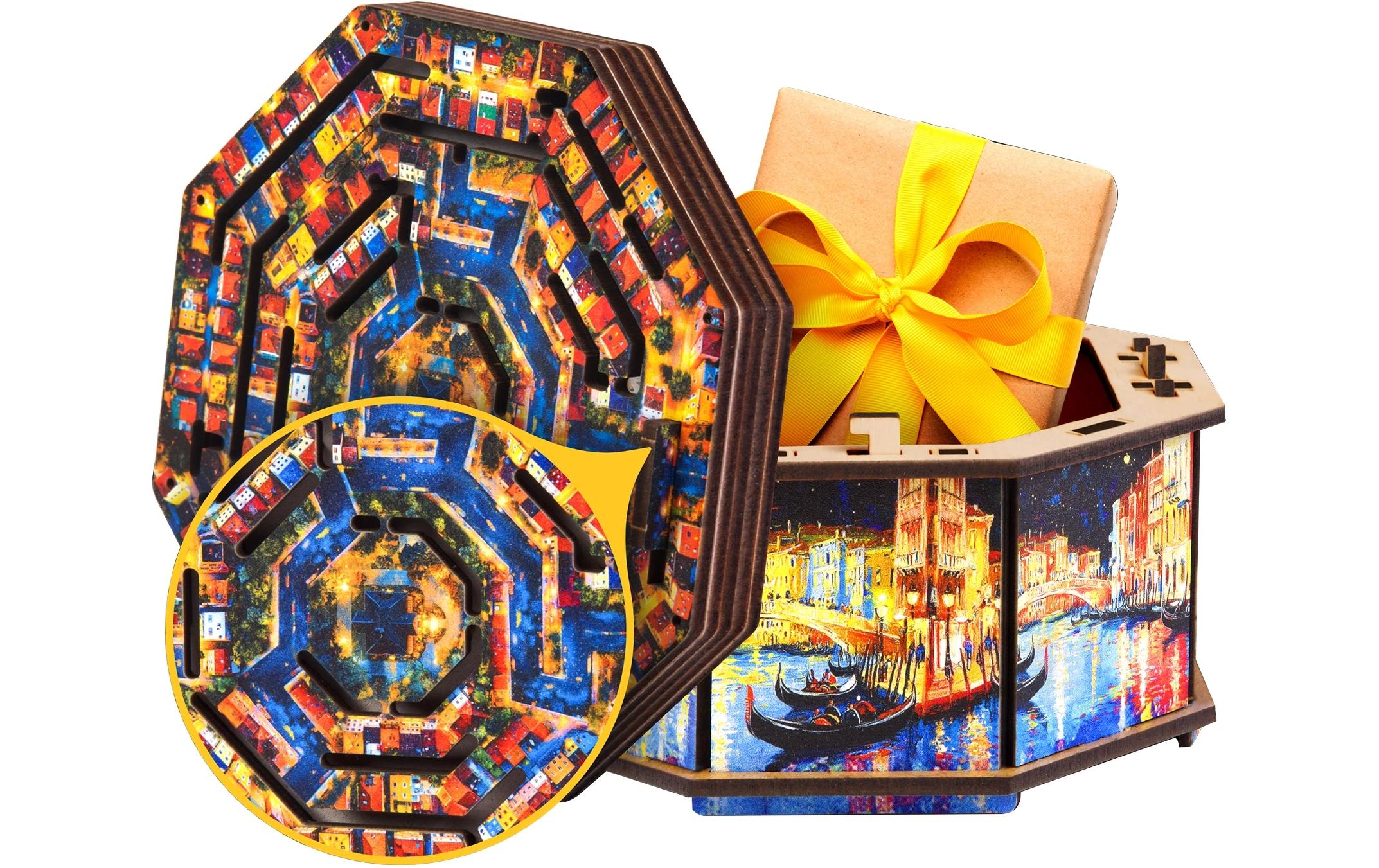 Escape Welt Rätselspiel Art Secret Box «Maze»