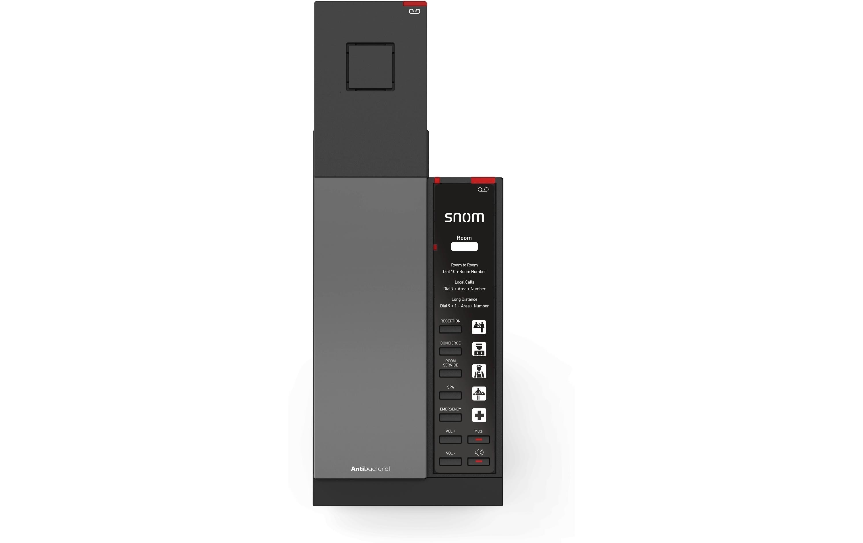 snom Tischtelefon HD340A Schwarz
