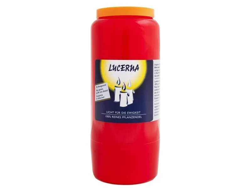 Herzog Kerzen AG Grabkerze Lucerna Rot Herzog Kerzen AG Grabkerze Lucerna Rot