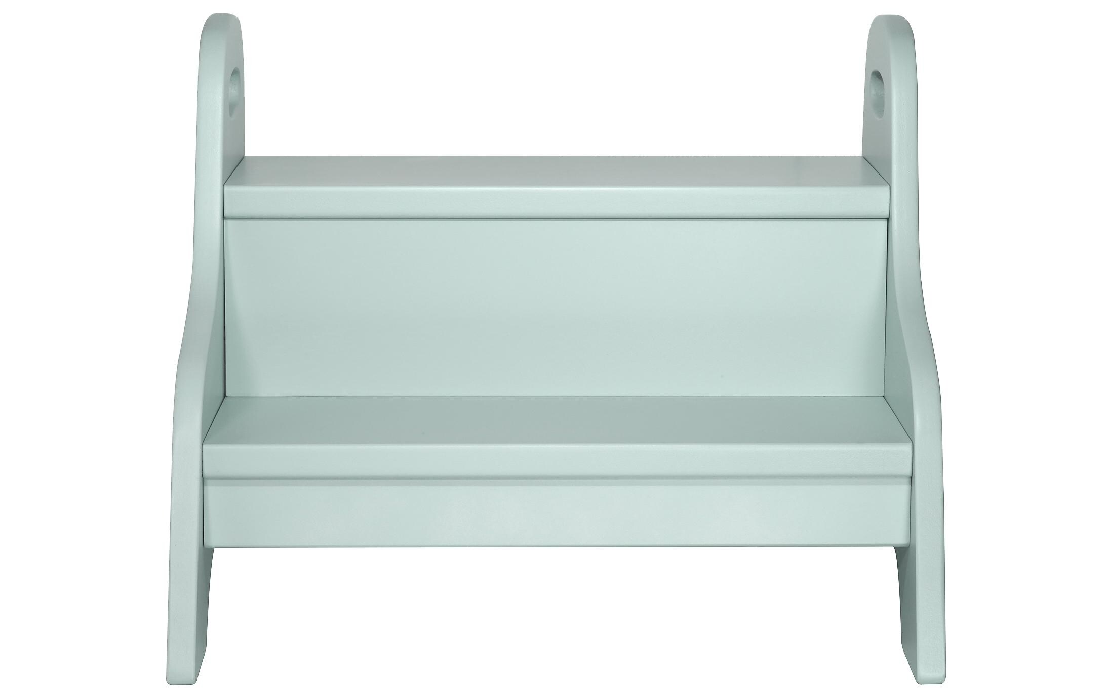 Kindsgut Schemel Holztritt Aqua