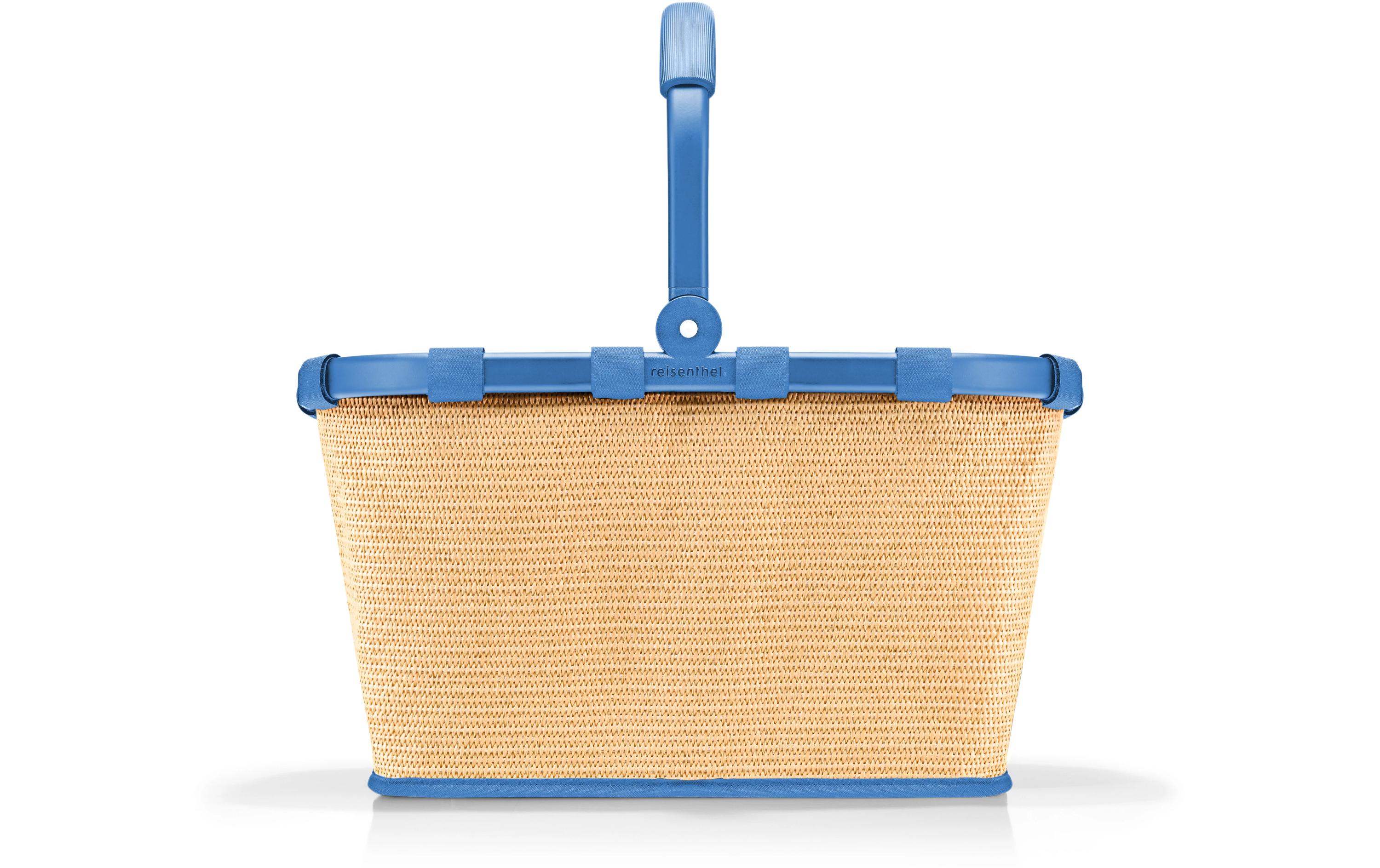 Reisenthel Einkaufskorb Carrybag Frame Raffia Blue Reisenthel Einkaufskorb Carrybag Frame Raffia Blue