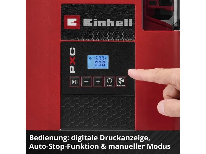 Einhell Akku-Kompressor SUPPERO 18/380 Akku 18 V 1.38 bar 380 l/min