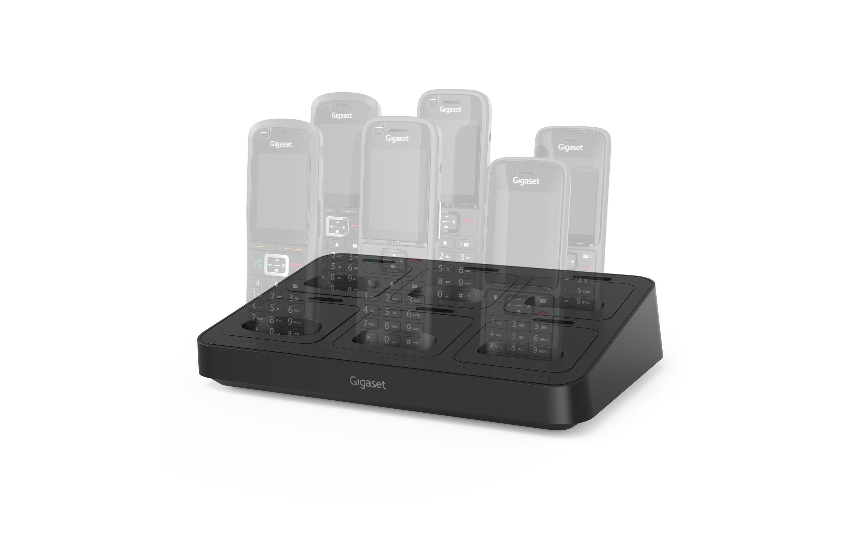 Gigaset Pro Pro 6-fach Ladestation zu S7xxH, R7xxH, SLxxH Modellen Gigaset Pro Pro 6-fach Ladestation zu S7xxH, R7xxH, SLxxH Modellen