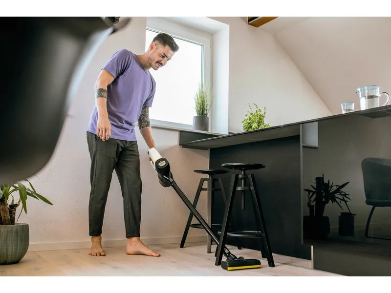 Kärcher Akku-Hand- und Stielsauger VC 4 Cordless myHome Gelb/Schwarz Kärcher Akku-Hand- und Stielsauger VC 4 Cordless myHome Gelb/Schwarz