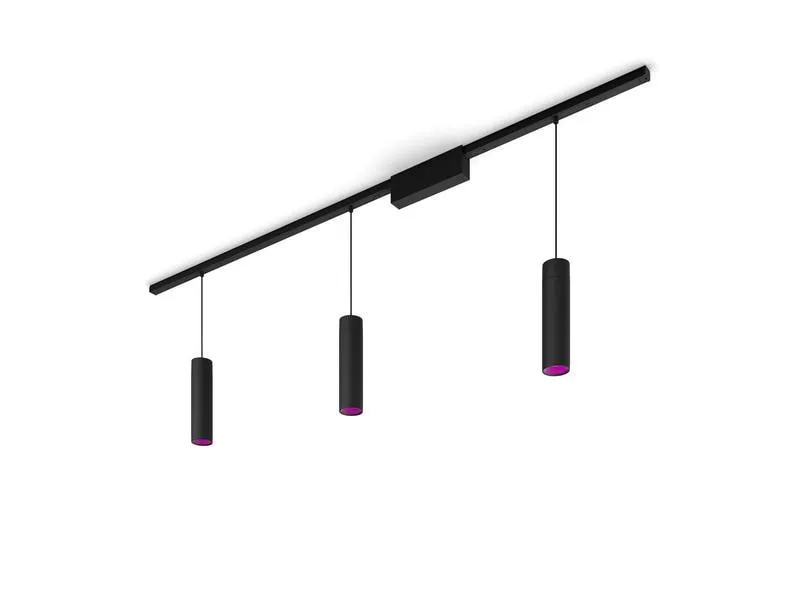 Philips Hue Perifo Basis-Set 3er Pendelleuchte Schwarz