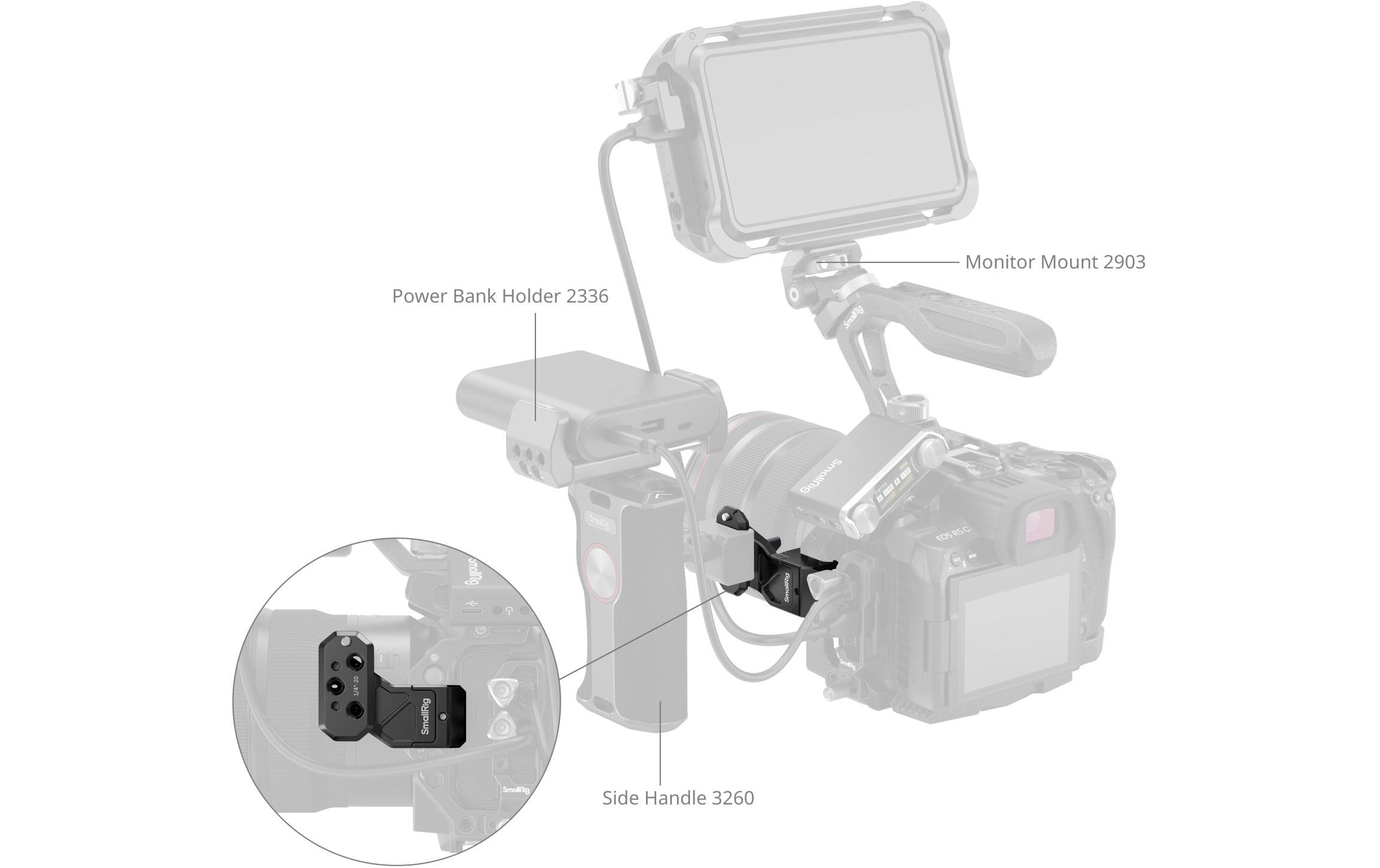 Smallrig Adapter Side Handle Extension
