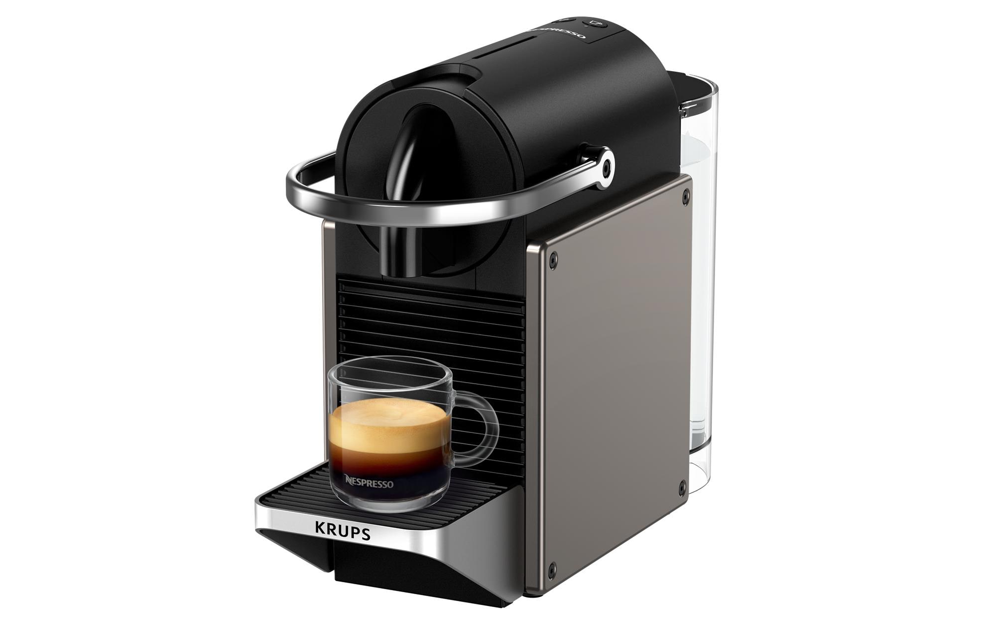 Krups Kaffeemaschine Nespresso Pixie XN306TCH Titan