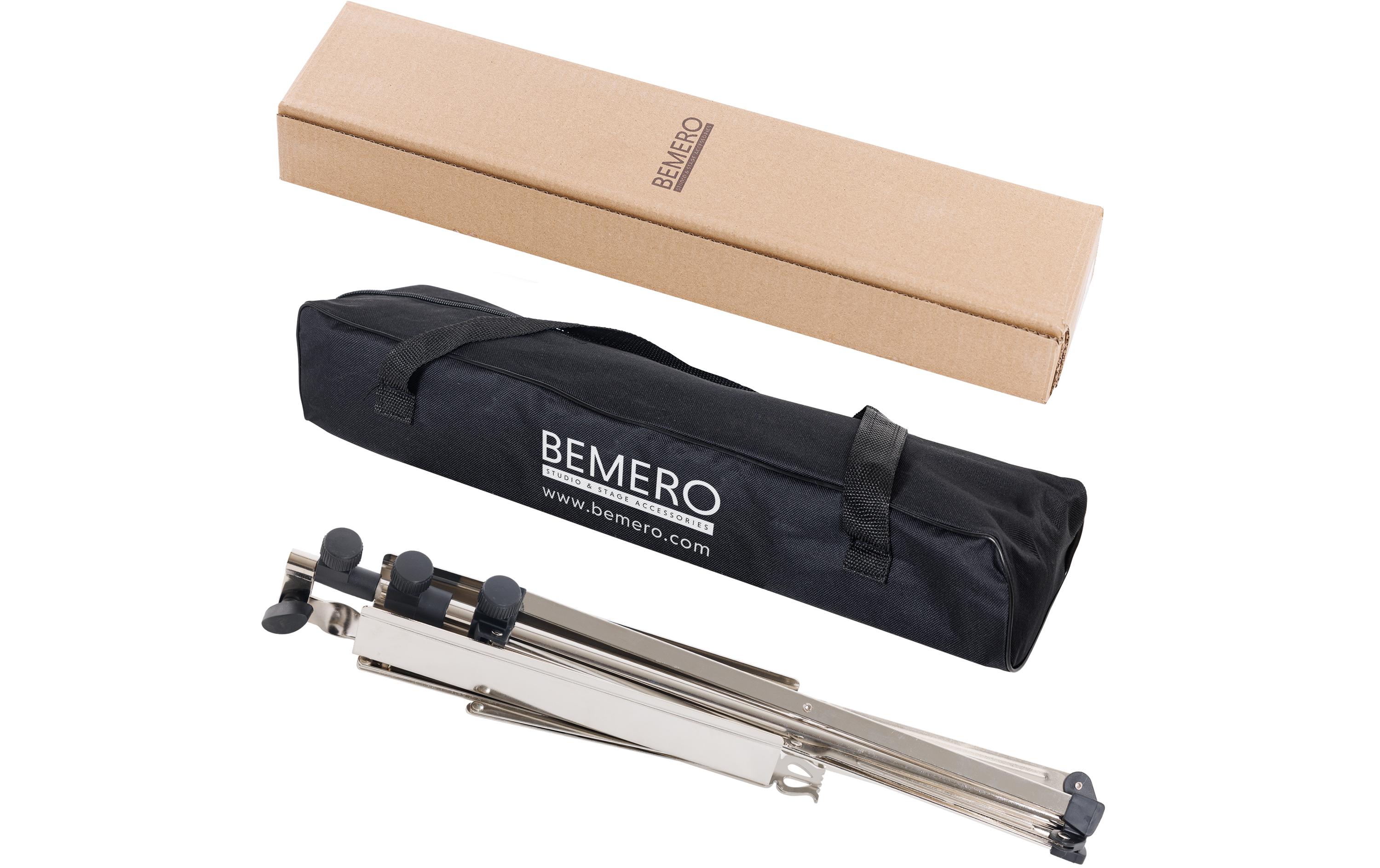 Bemero Notenständer MSS-8090BK Nickel