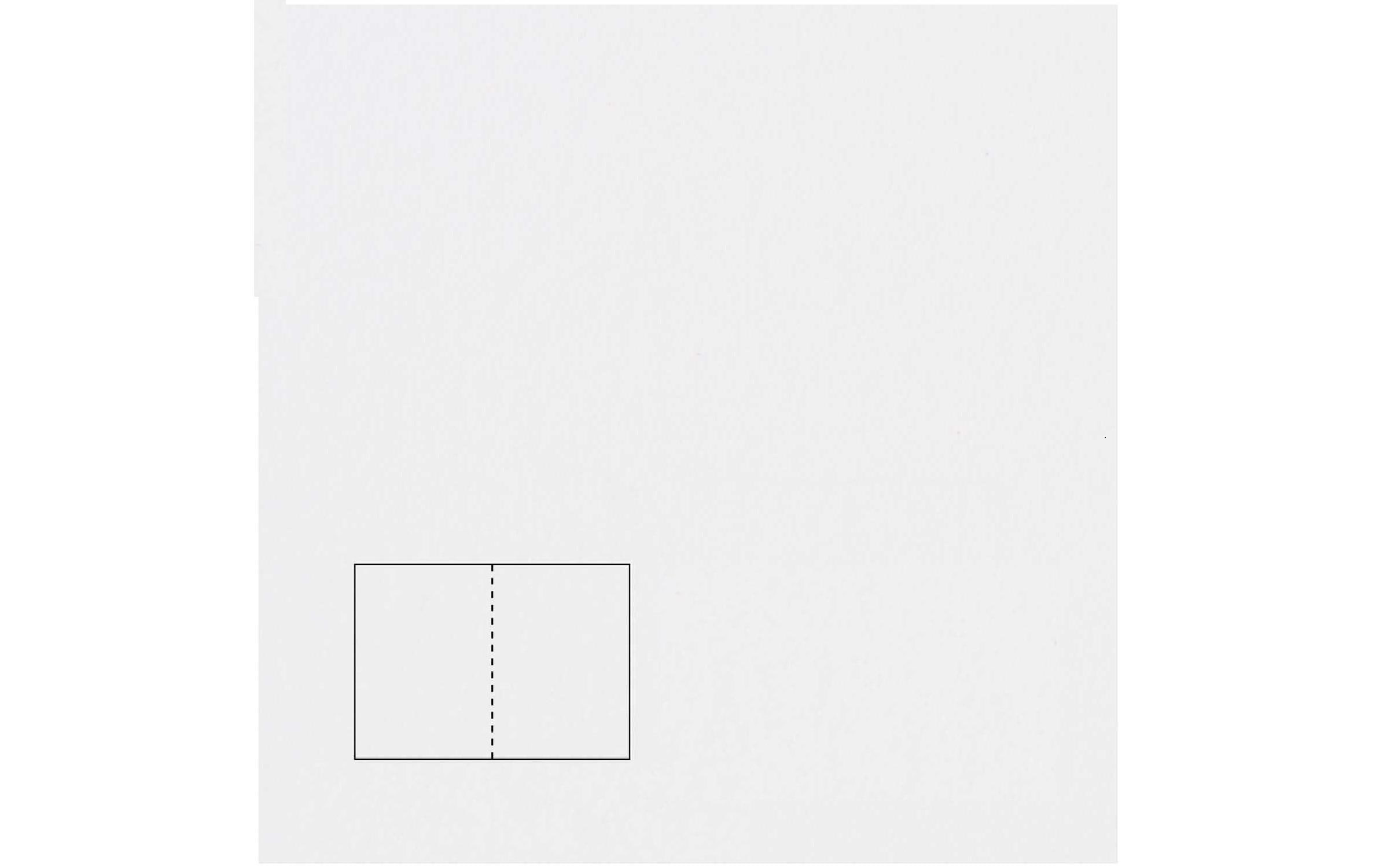 Rico Design Paper Poetry Essentials B6 Klappkarte Hochweiss