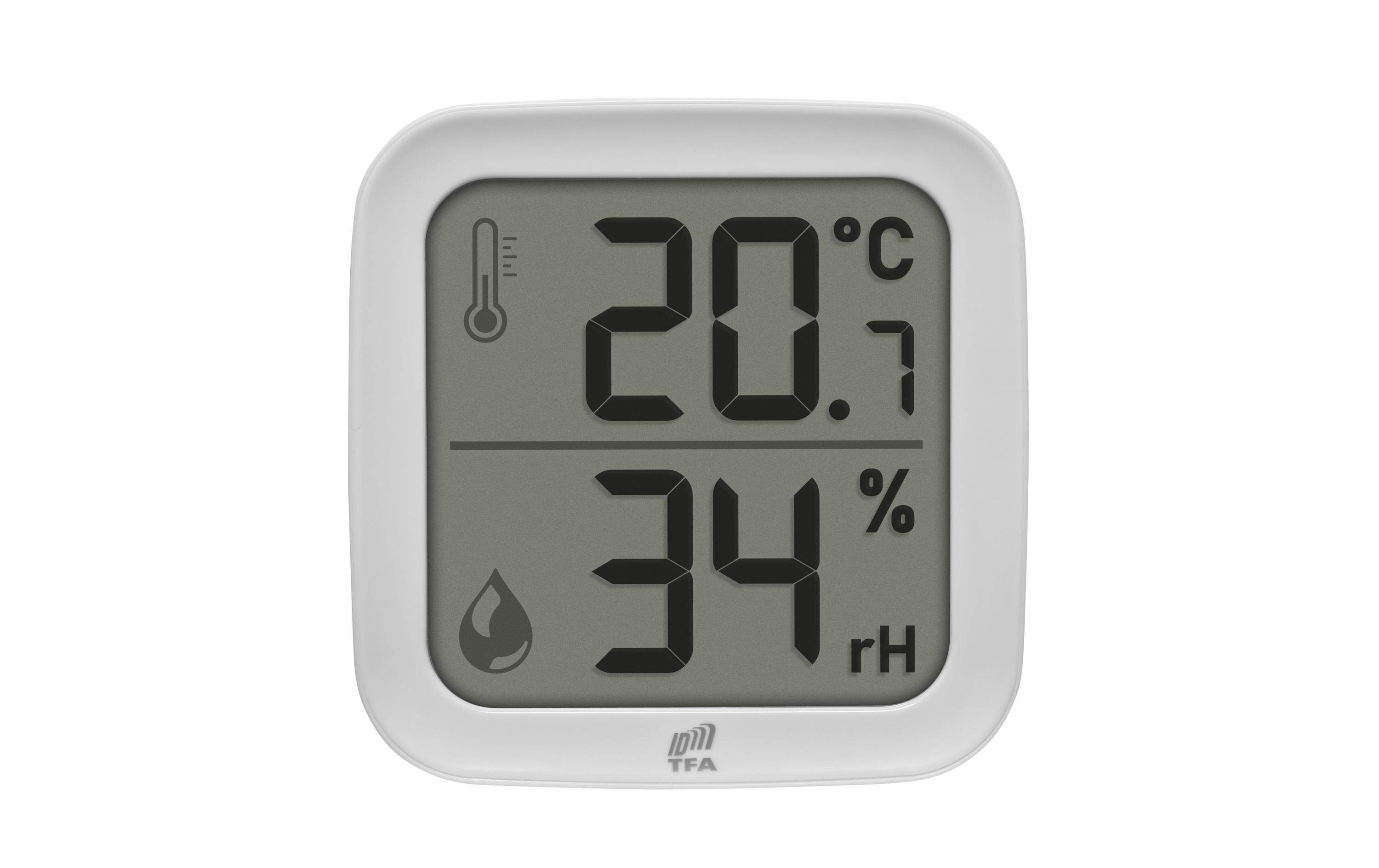 TFA Dostmann Thermo-Hygro-Sender Indoor Weiss