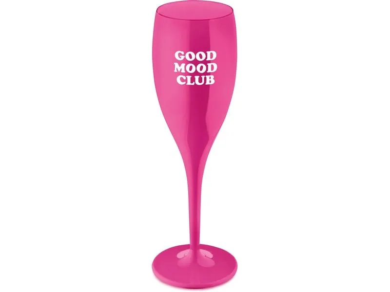 Koziol Sektglas Good Mood 100 ml, 1 Stück, Pink/Keine Angabe