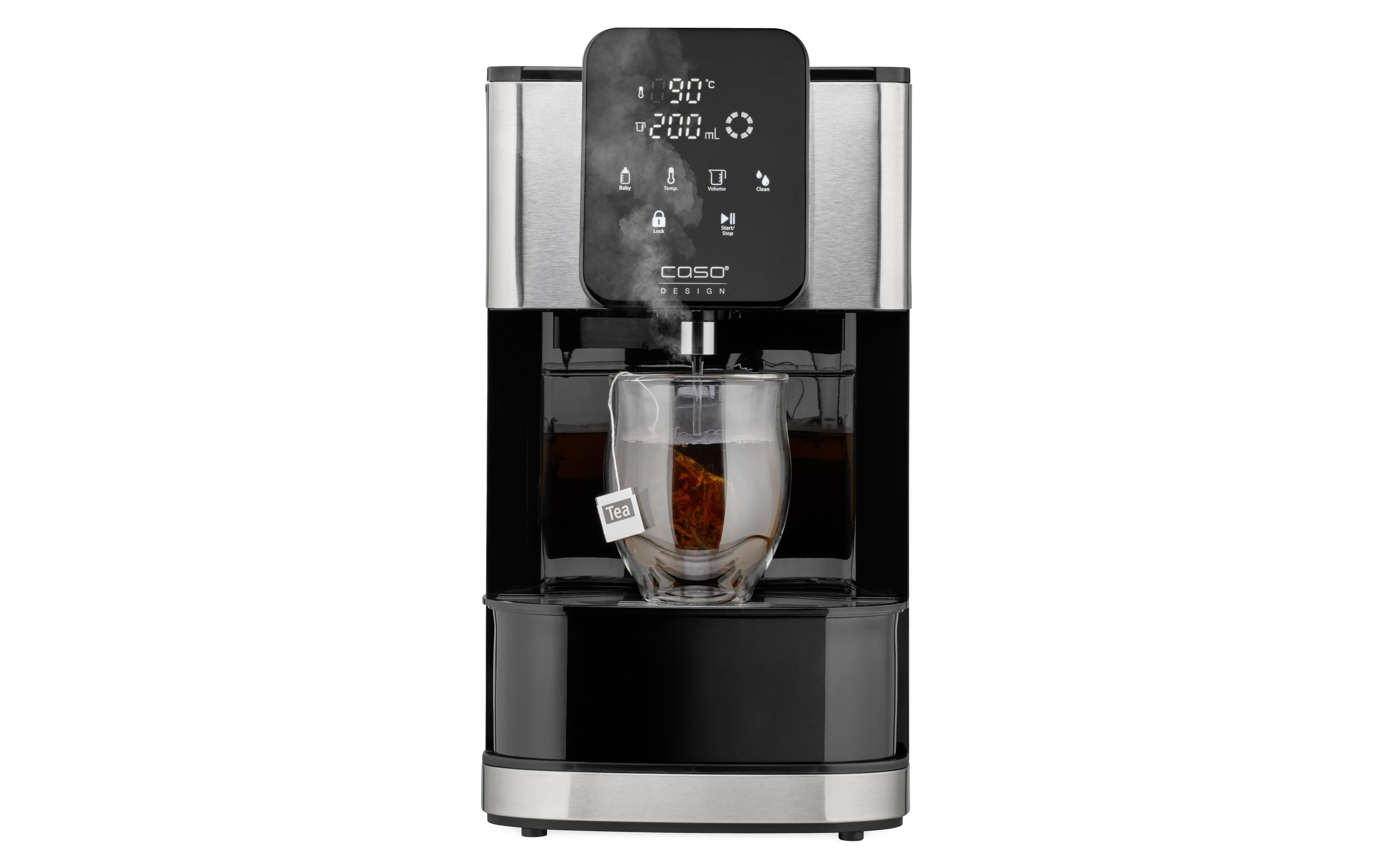 Caso Turbo Heisswasserspender HW 1660 4 l, Schwarz/Silber