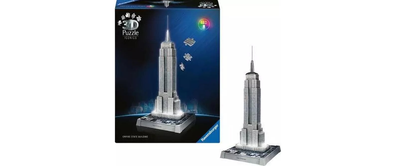 Ravensburger 3D Puzzle Iconics Empire State Building Light