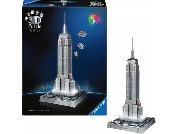 Ravensburger 3D Puzzle Iconics Empire State Building Light