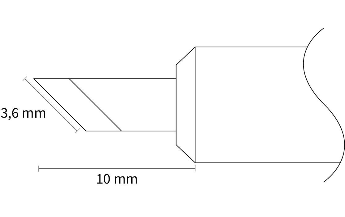 jOY-iT Lötspitze SI01-STK65 Meisselform 5 mm jOY-iT Lötspitze SI01-STK65 Meisselform 5 mm