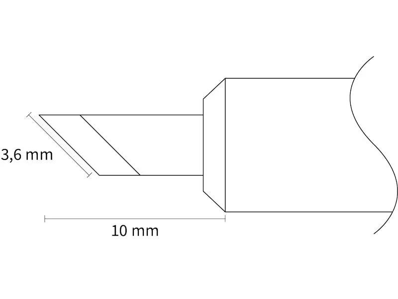 jOY-iT Lötspitze SI01-STK65 Meisselform 5 mm jOY-iT Lötspitze SI01-STK65 Meisselform 5 mm