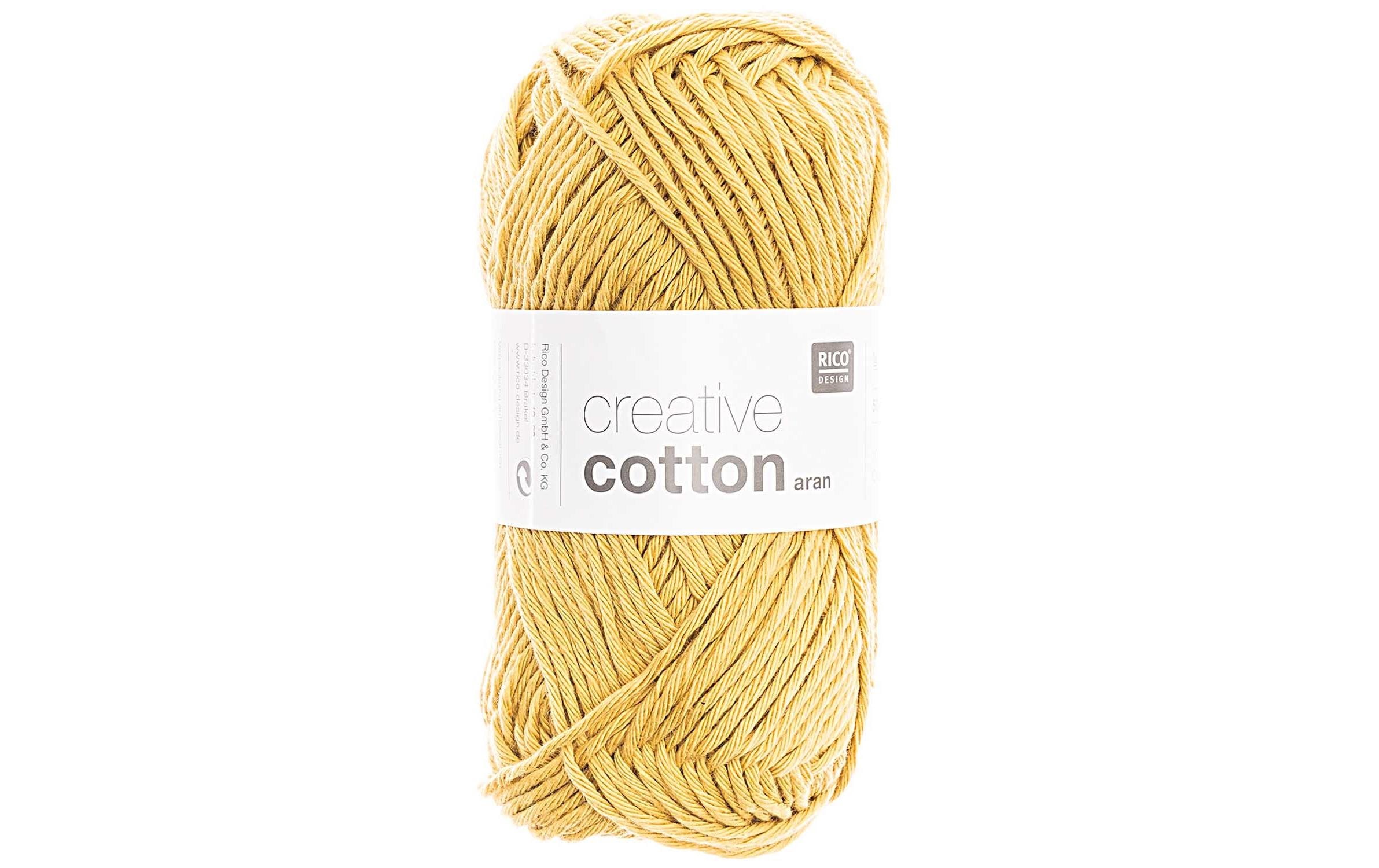 Rico Design Wolle Creative Cotton Aran 50 g, Mais