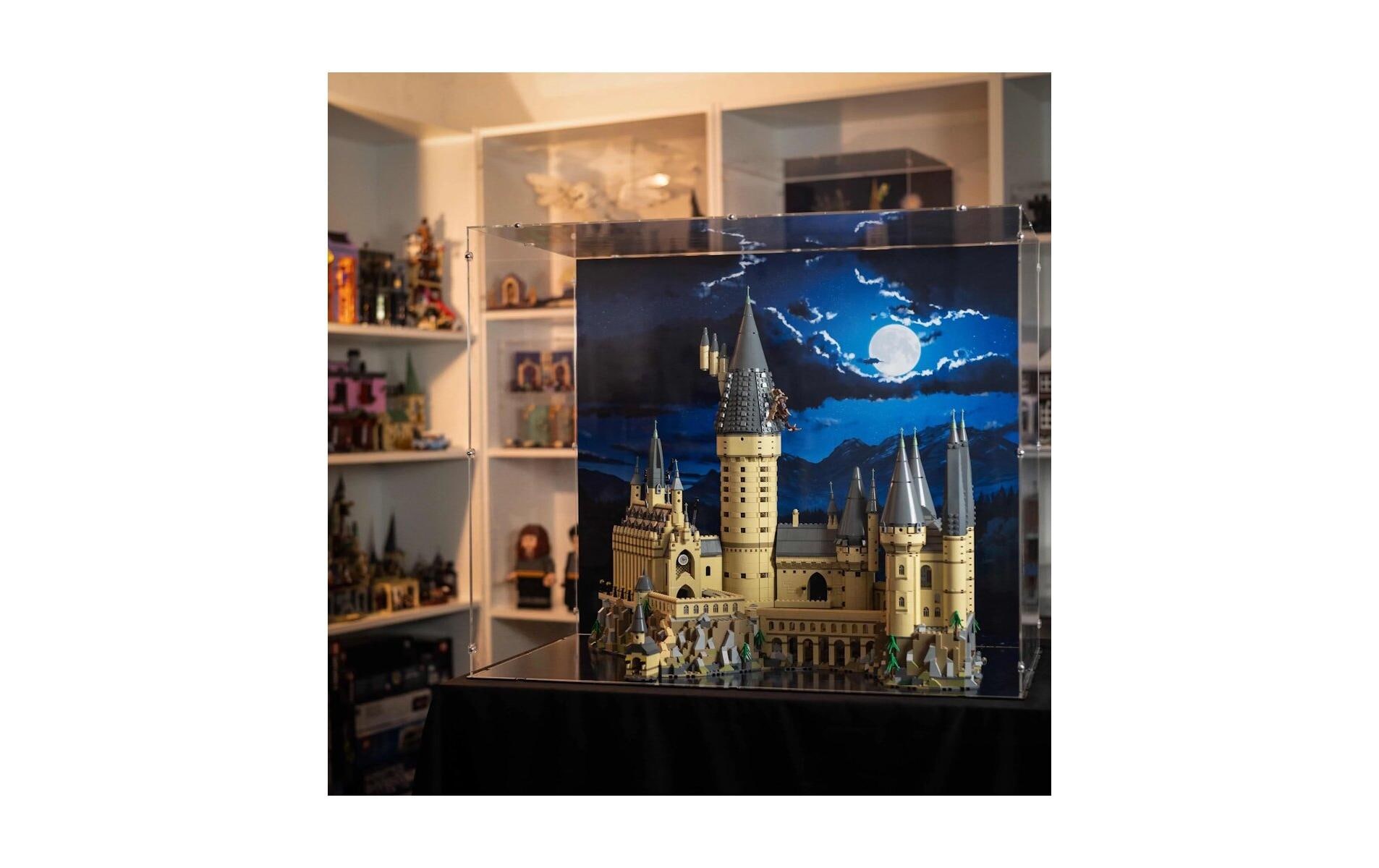 iDisplayit Acryl-Display für LEGO 71043 Harry Potter Schloss Hogwarts