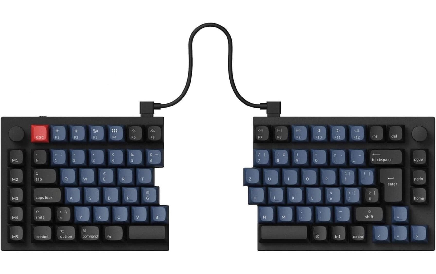 Keychron Gaming-Tastatur Q11 Black QMK Brown Switch Keychron Gaming-Tastatur Q11 Black QMK Brown Switch