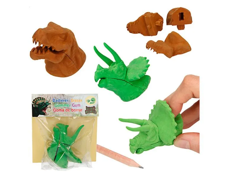 Depesche Radiergummi Dino World Dunkelgrün