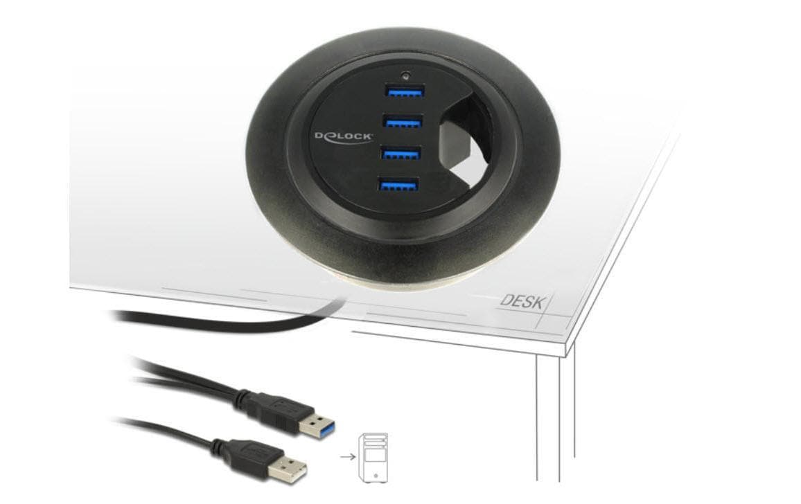 Delock Tisch-Hub USB 3.0