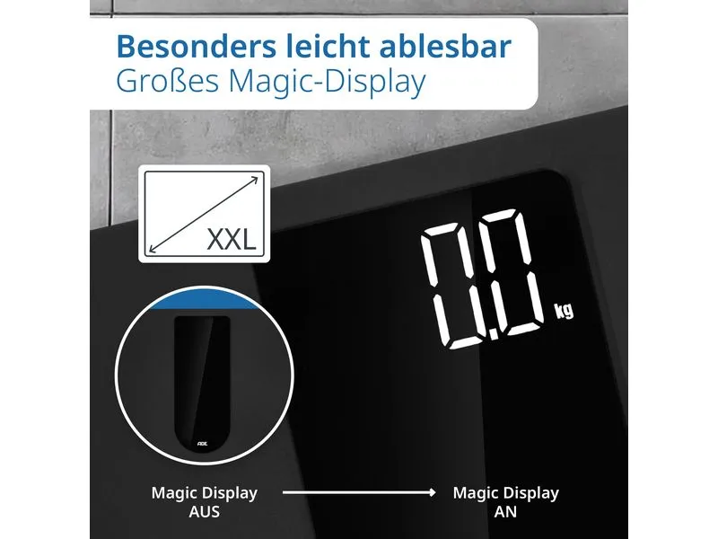 ADE Personenwaage Allegra Schwarz