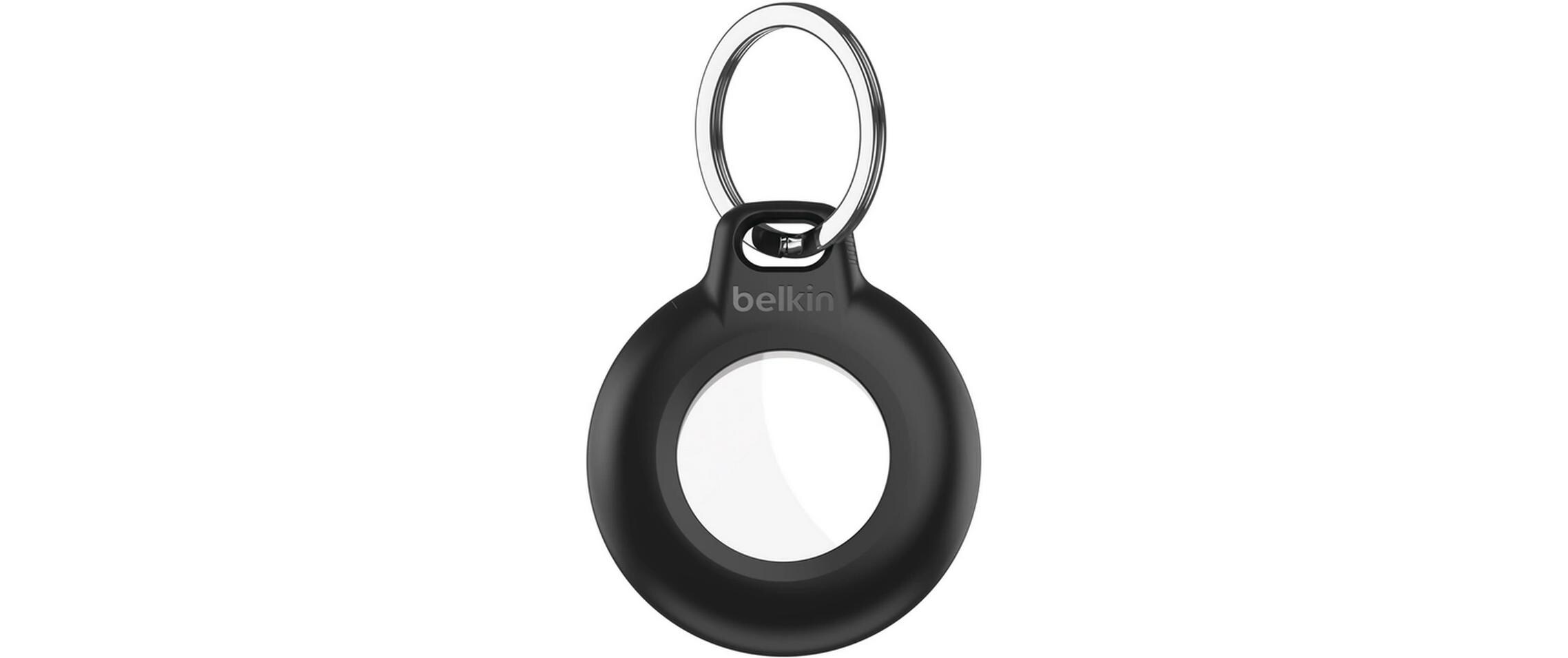 Belkin Secure Holder für Apple AirTag wasserfest, 4er Pack, Schwarz