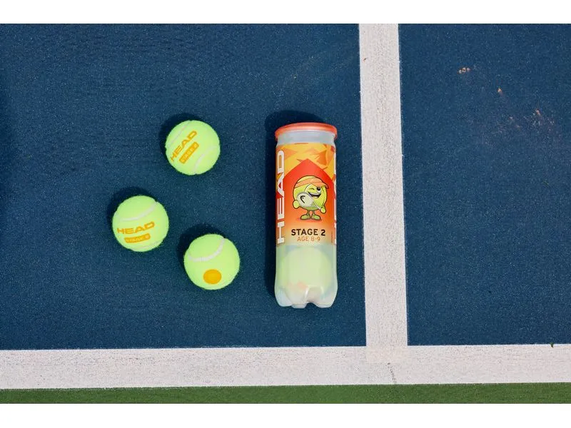 HEAD Tennisbälle Stage 2 3er-Pack