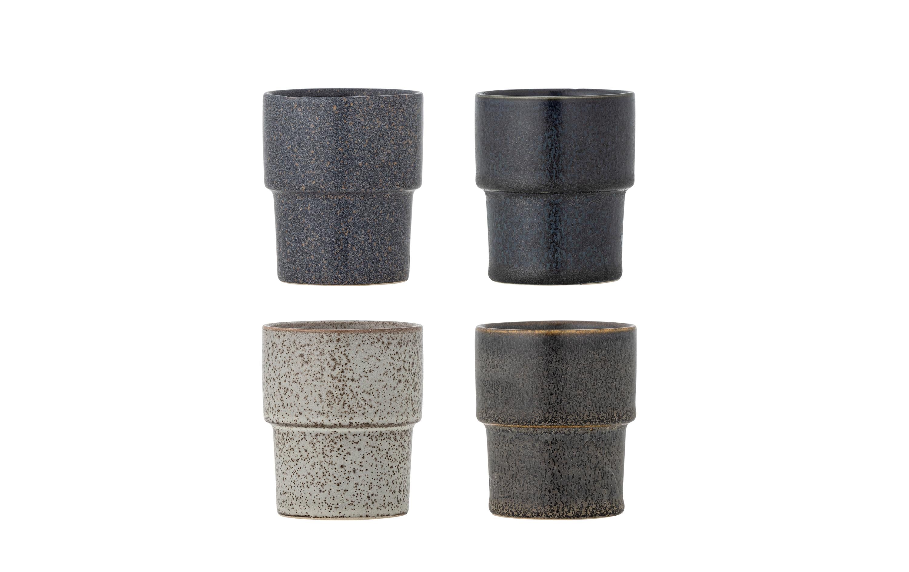 Bloomingville Teetasse Ewan 150 ml, 4 Stück, Braun