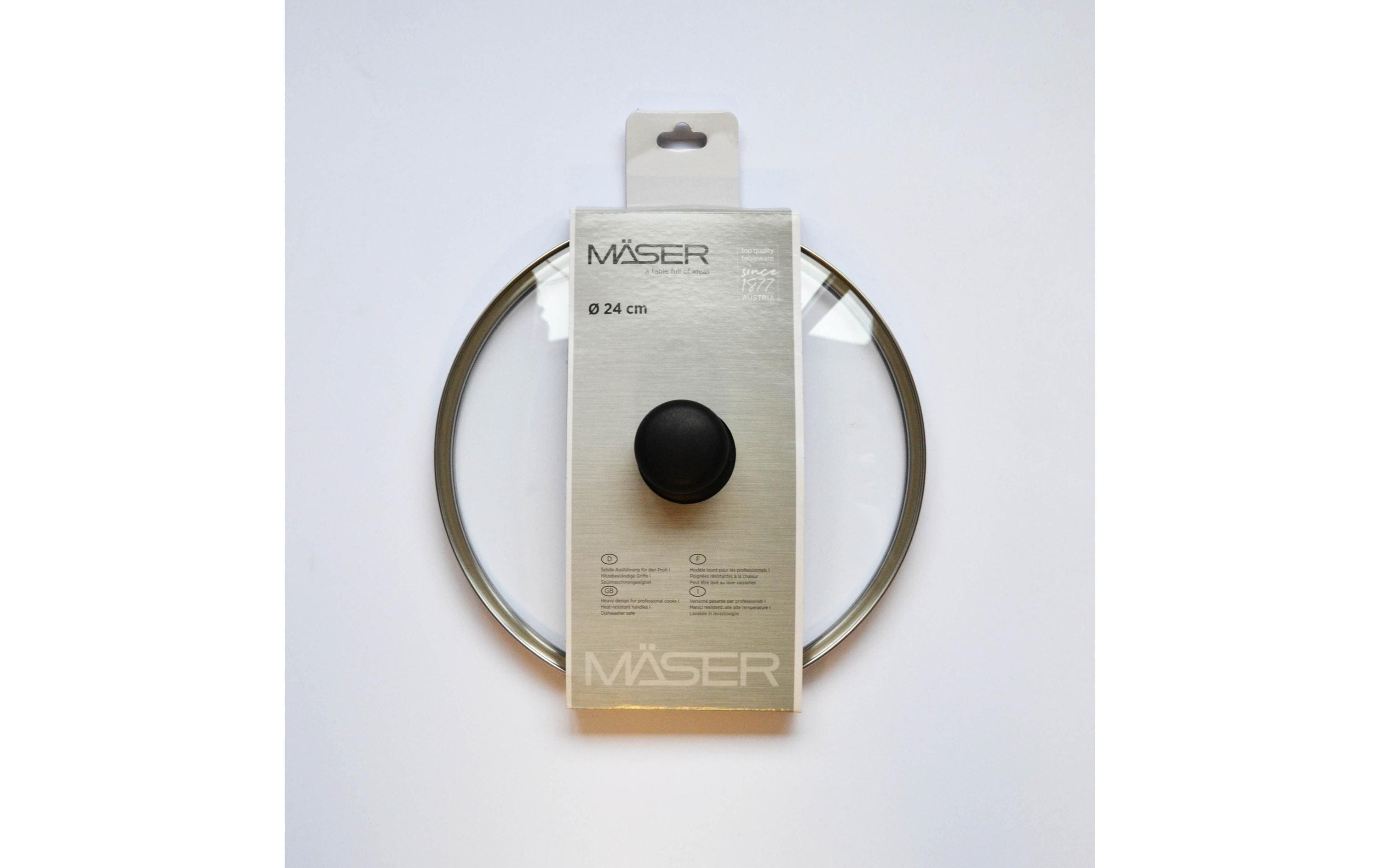 Mäser Pfannendeckel 24 cm, Transparent