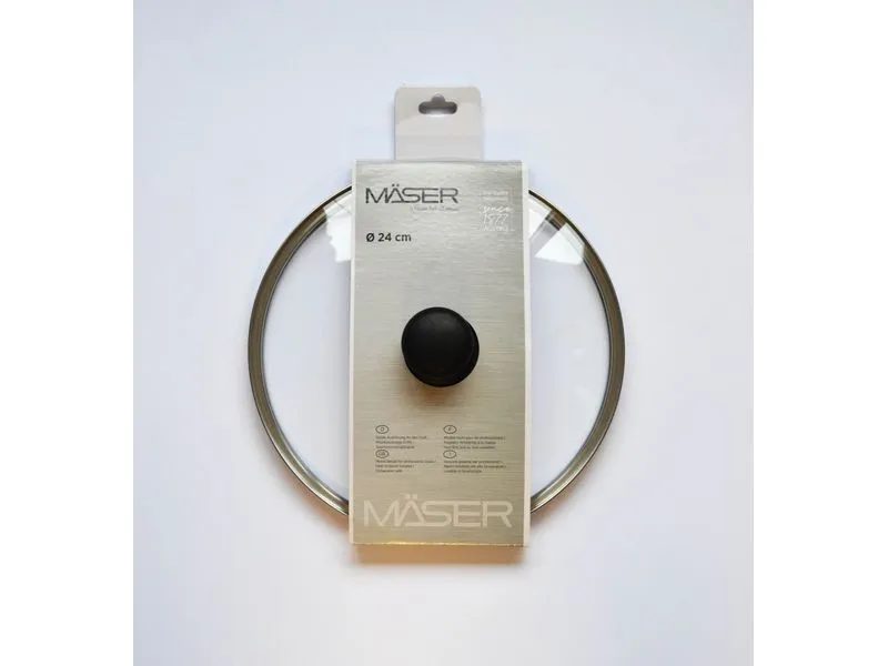 Mäser Pfannendeckel 24 cm, Transparent