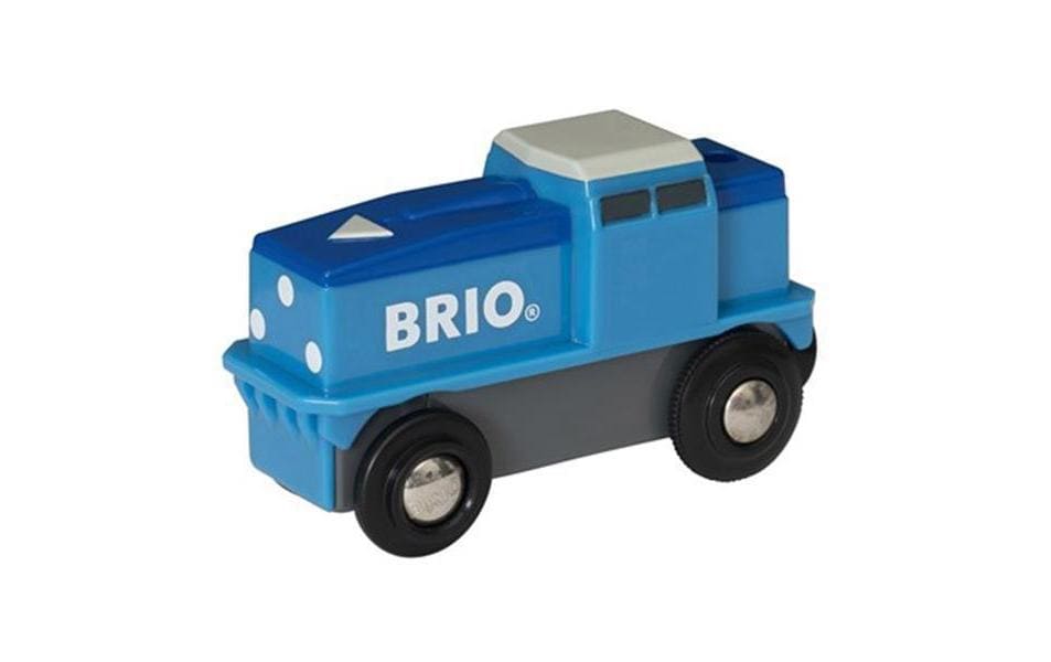 BRIO Eisenbahn Blaue Batterie-Frachtlok BRIO Eisenbahn Blaue Batterie-Frachtlok