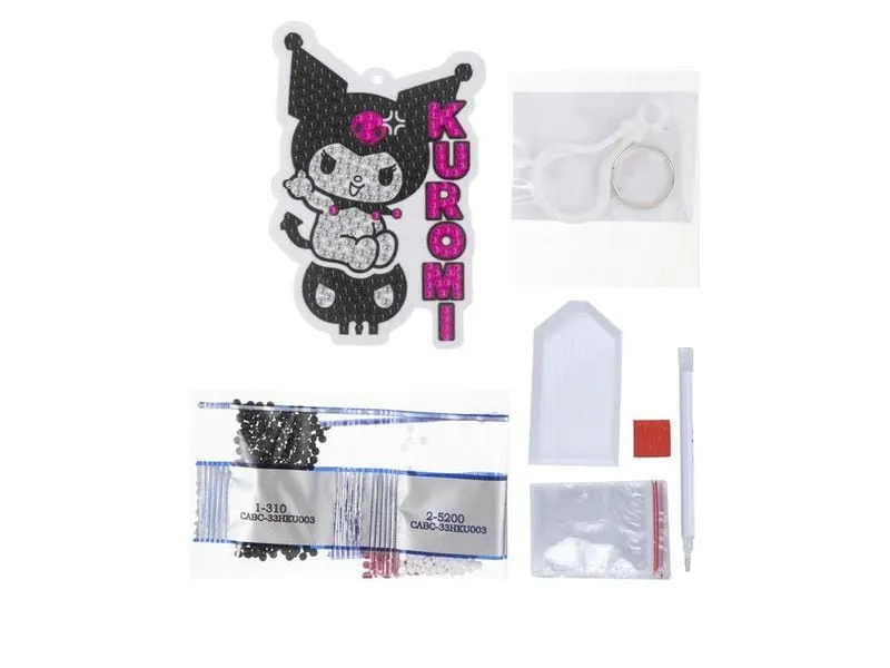 CRAFT Buddy Kuromi, Crystal Art Rucksack Anhänger CRAFT Buddy Kuromi, Crystal Art Rucksack Anhänger