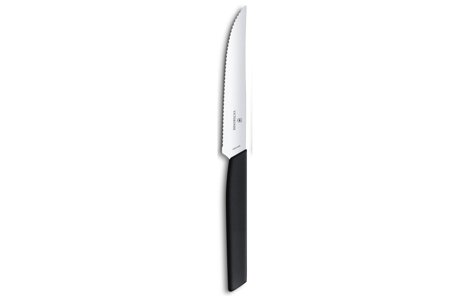 Victorinox Steakmesser-Set Swiss Modern 2 Stück, Schwarz