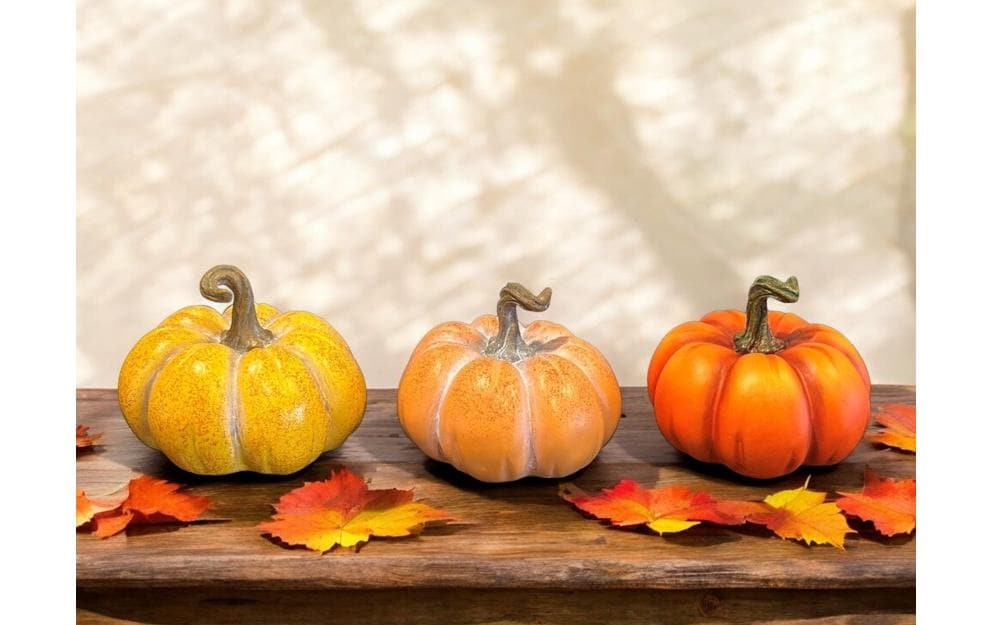 Dameco Aufsteller Kürbis 3er Set, assortiert