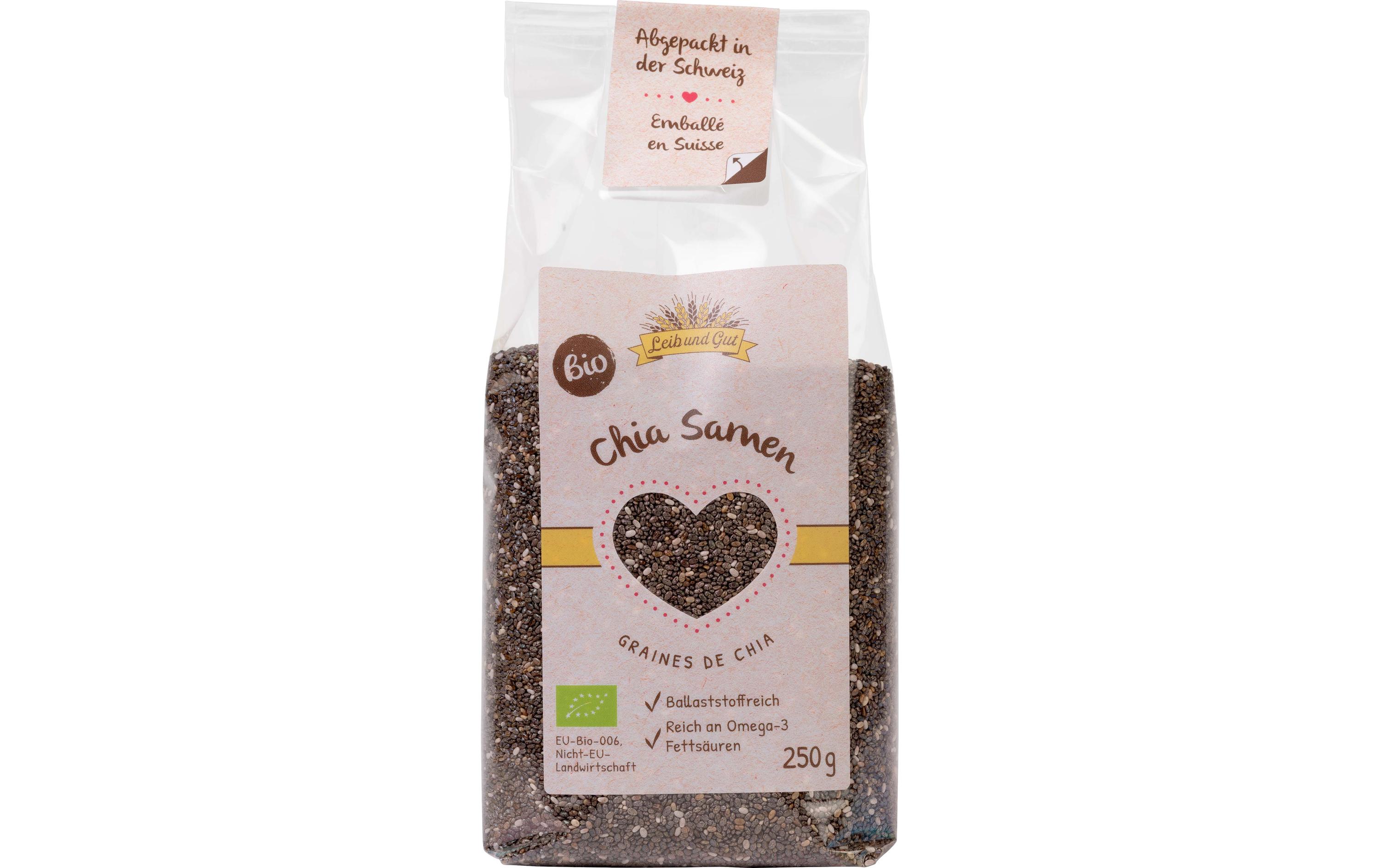 Leib und Gut Bio Chia Samen 250 g Leib und Gut Bio Chia Samen 250 g