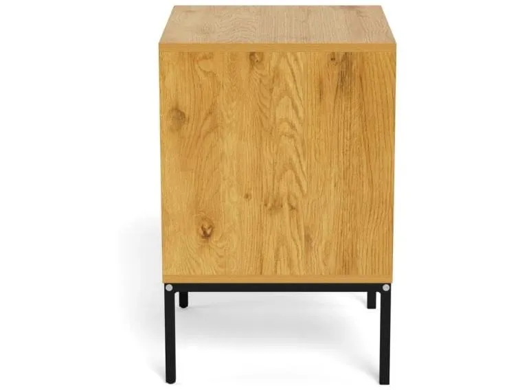 AC Design Nachttisch Palmdale Hellbraun, 45.6 x 40 x 61 cm AC Design Nachttisch Palmdale Hellbraun, 45.6 x 40 x 61 cm
