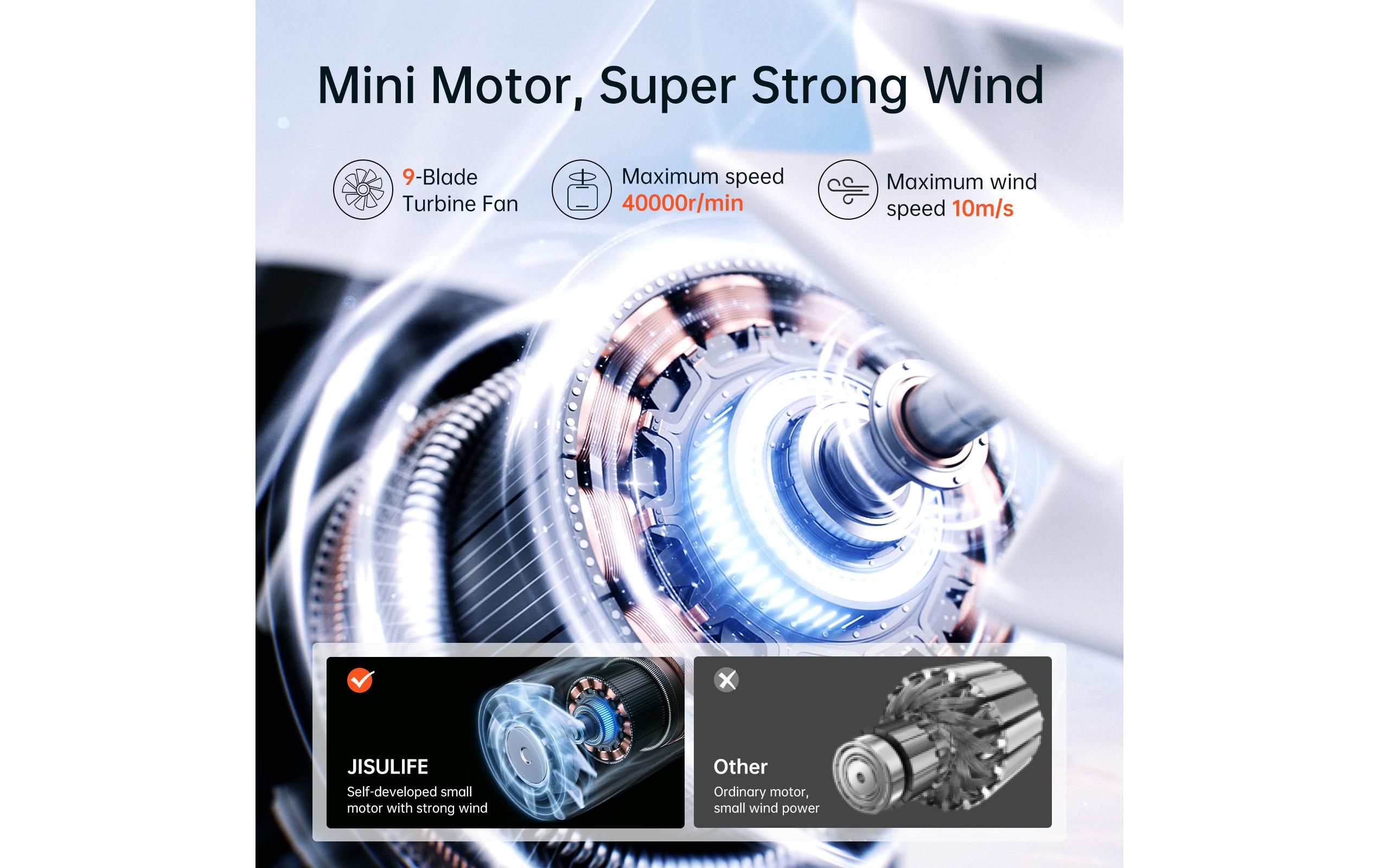 Jisulife Handventilator Life9 Schwarz