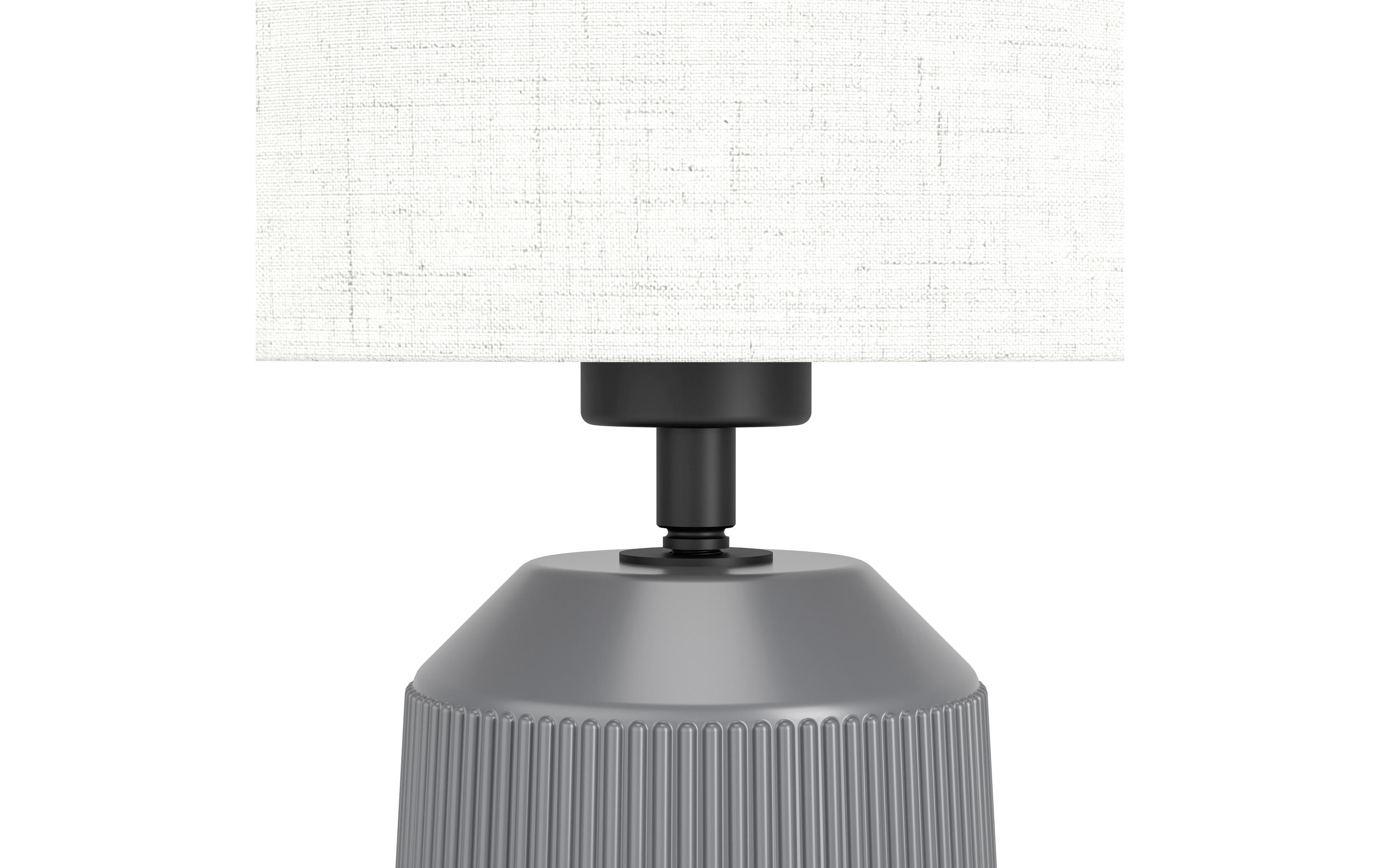 EGLO Leuchten Tischleuchte CAPALBIO grau exkl. E27 1x40W