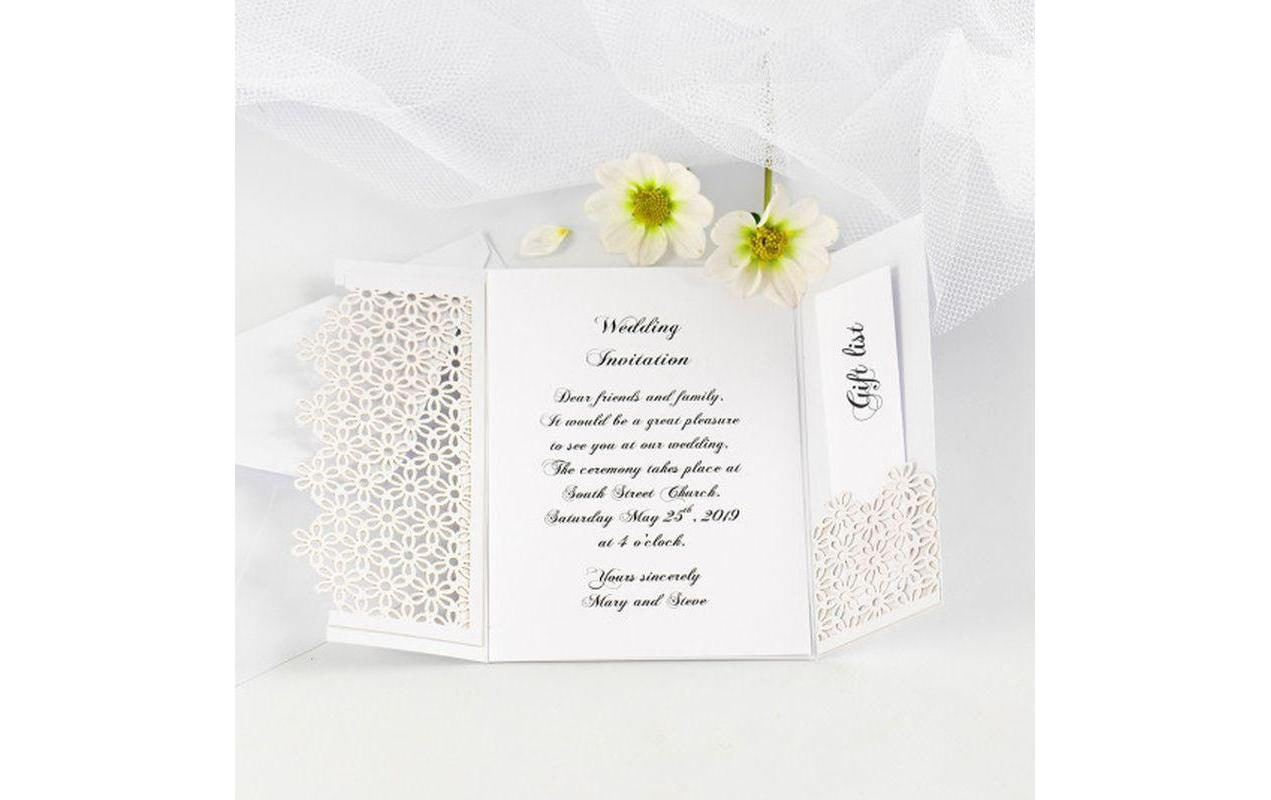 Creativ Company Blankokarte 10.5 x 15 cm Crème, 10er Set