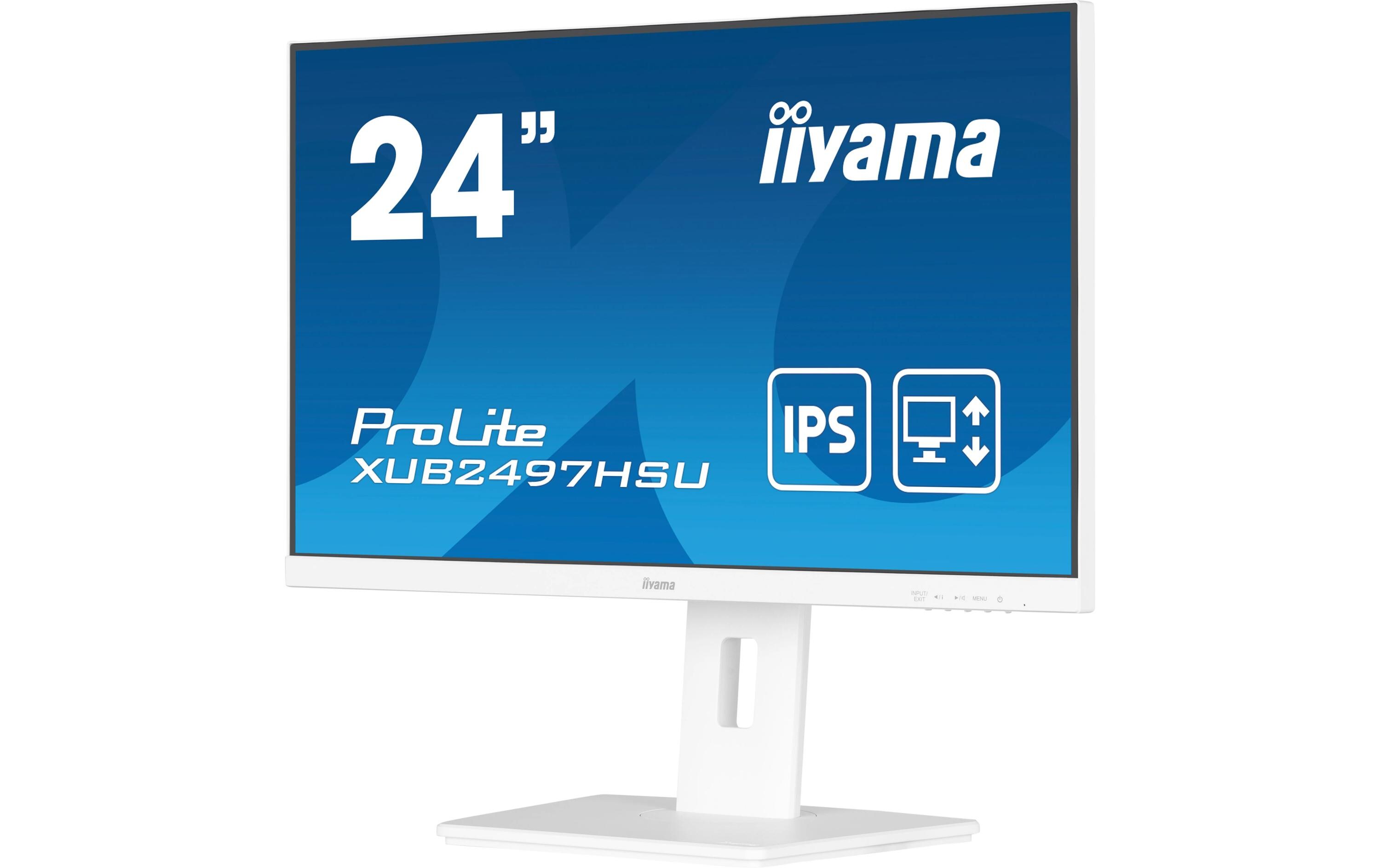 iiyama Monitor XUB2497HSU-W2 Weiss